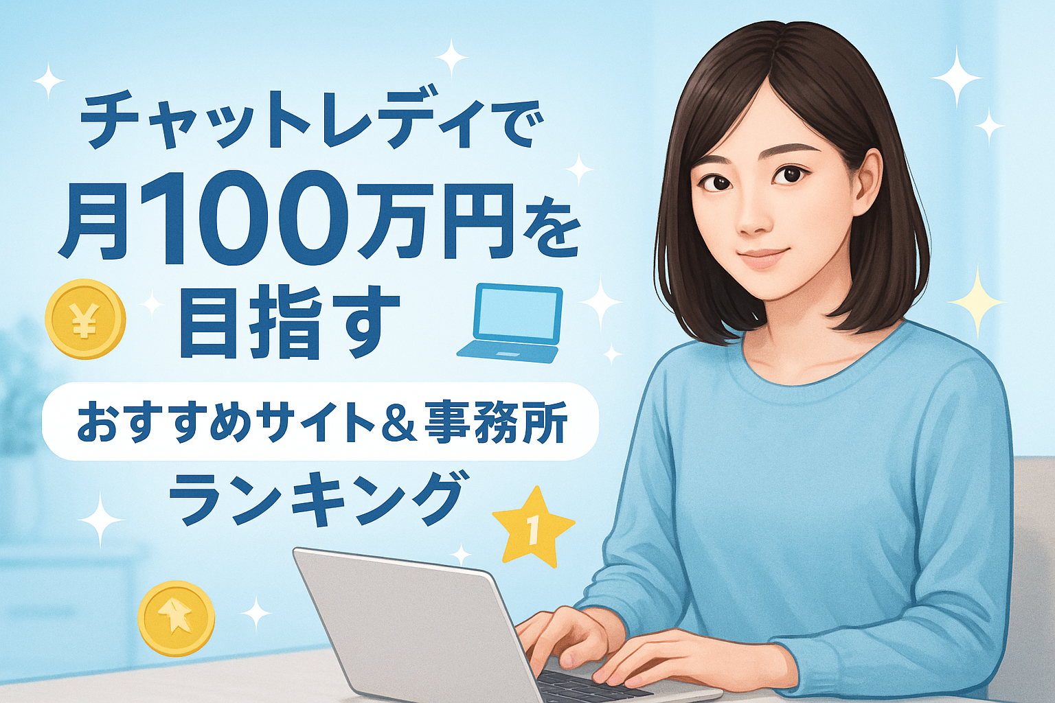 チャットレディで月100万円を目指す！おすすめサイト＆事務所ランキング【2025年】