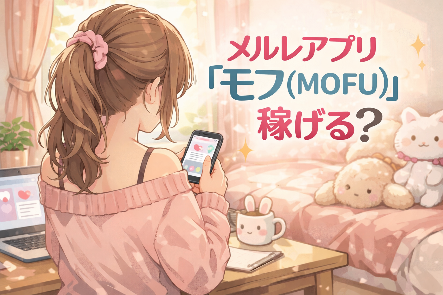 【2026年春・新作】メルレアプリ「モフ（MOFU）」は稼げる？報酬と安全性をプロが先行解説！